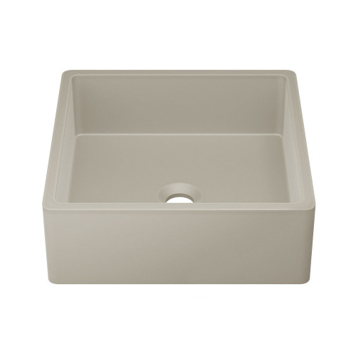 Swiss Madison  Lisse 15.5" Concrete Square Vessel Sink - Matte Taupe - SM-VSC101MU