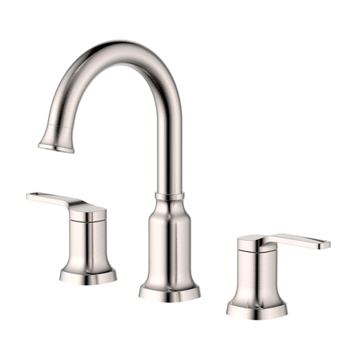 Ruvati Arti Two Handle Widespread Art Deco Victorian Luxury Bathroom Faucet in Brushed Nickel - RVF5233BN