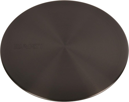 Ruvati Drain Cover for Kitchen Sink and Garbage Disposal - Gunmetal Black Stainless Steel - RVA1035BL