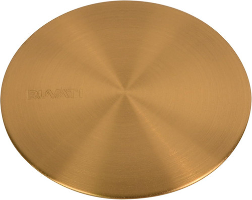 Ruvati Drain Cover for Kitchen Sink and Garbage Disposal - Brushed Gold Satin Brass Stainless Steel - RVA1035GG
