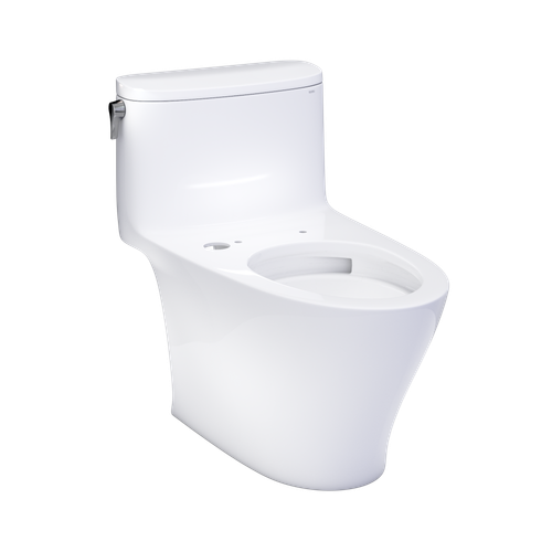 TOTO® Nexus® 1G® One-Piece Elongated 1.0 GPF WASHLET®+ and Auto Flush Ready Universal Height Toilet with CEFIONTECT, Cotton White - CST642CUFGAT40#01