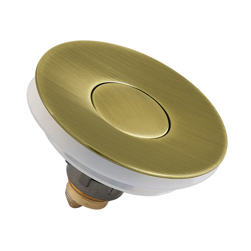 Kingston Brass Trimscape Brass Sink Filter Plug (Center Pop-Up), Antique Brass - KBF1013