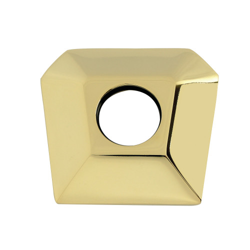 Kingston Brass Trapeze Hexagon Shower Arm Flange, Polished Brass - K130F2SQ