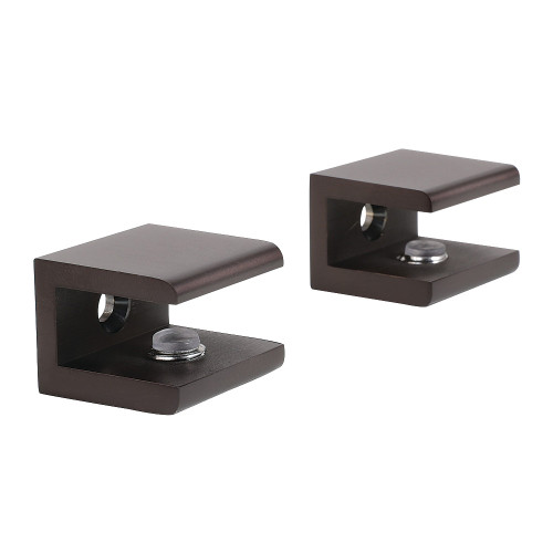 Kingston Brass Levitas Glass Shelf Clamp, Oil Rubbed Bronze - BAB1015