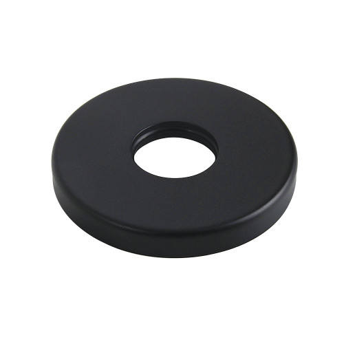 Kingston Brass Round Shower Arm Flange, Matte Black - K156F0