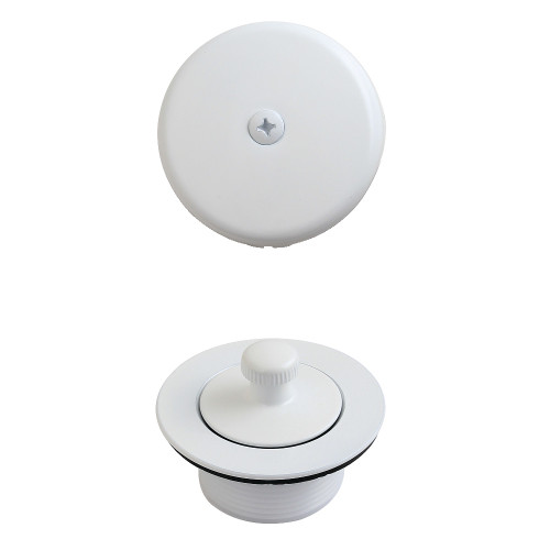 Kingston Brass Twist and Close Tub Drain Conversion Kit, White - DLT5301AWH