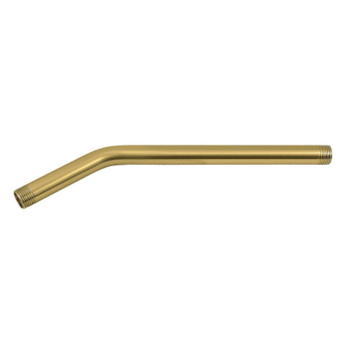 Kingston Brass Shower Scape 12" Shower Arm, Brushed Brass - K163A7