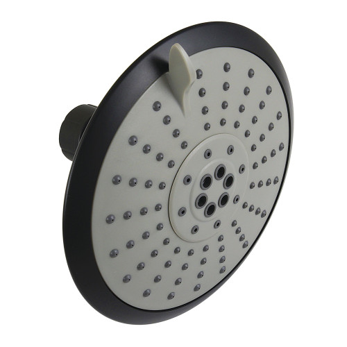 Kingston Brass Shower Scape 5" Round 5-Function ABS Shower Head, Matte Black - KX250