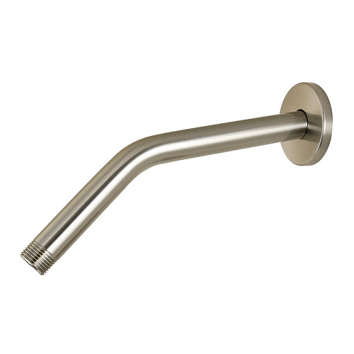 Kingston Brass Shower Scape 10" Shower Arm with Round Flange, Brushed Nickel - K162R8