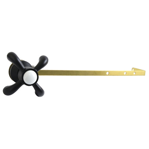 Kingston Brass French Country Universal Front or Side Mount Toilet Tank Lever, Matte Black - KTTXD0