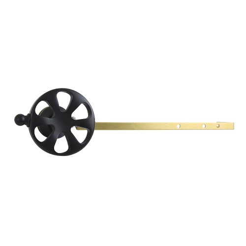 Kingston Brass Belknap Universal Front or Side Mount Toilet Tank Lever, Matte Black - KTRXD0