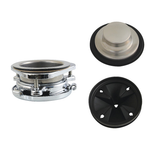 Kingston Brass Made to Match 3-Bolt Garbage Disposal Mount Assembly, Polished Stainless Steel/Polished Chrome - KDK4201