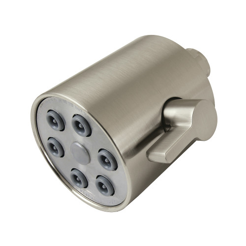 Kingston Brass Shower Scape 3" Round Jet Spray Brass Shower Head, Brushed Nickel - K238A8