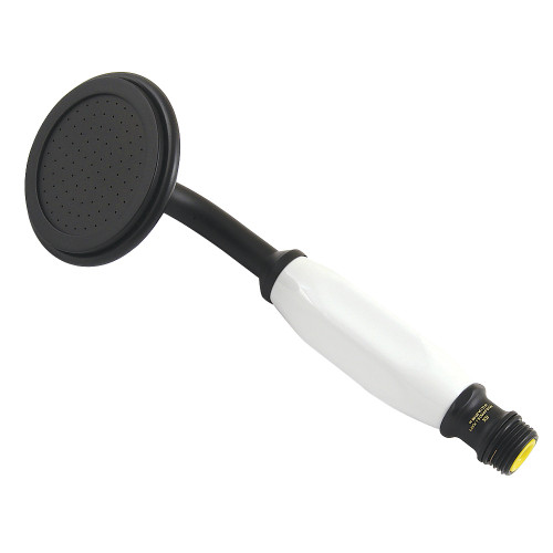 Kingston Brass Vintage Single Function Round Hand Shower, Matte Black - ABT1020-0