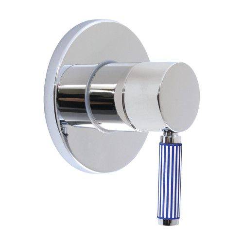 Kingston Brass Verona Single-Handle Three-Way Diverter Valve with Round Trim Kit, Polished Chrome - KS3031KPS