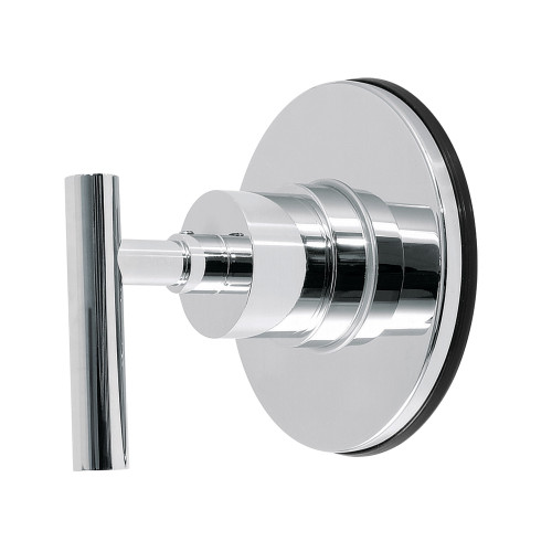 Kingston Brass Manhattan Single-Handle Three-Way Diverter Valve with Round Trim Kit, Polished Chrome - KS3031CML
