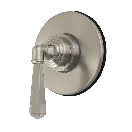 Kingston Brass Metropolitan Single-Handle Six-Way Diverter Valve with Round Trim Kit, Brushed Nickel - KS4038HL