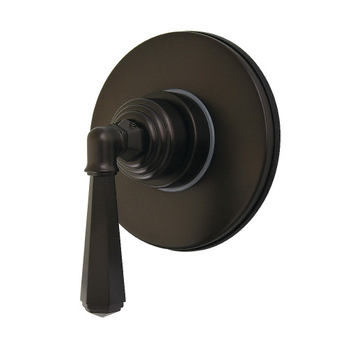 Kingston Brass Metropolitan Single-Handle Six-Way Diverter Valve with Round Trim Kit, Oil Rubbed Bronze - KS4035HL