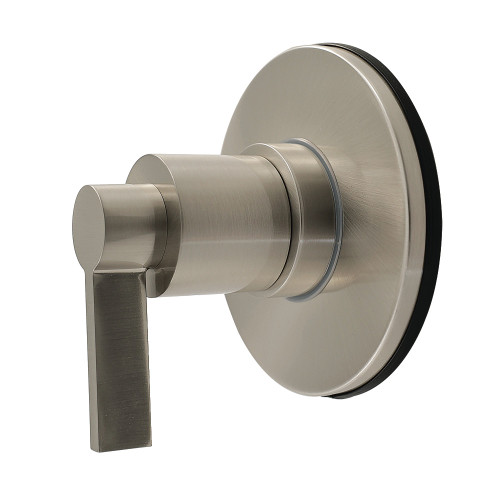 Kingston Brass NuvoFusion Single-Handle Six-Way Diverter Valve with Round Trim Kit, Brushed Nickel - KS4038NDL