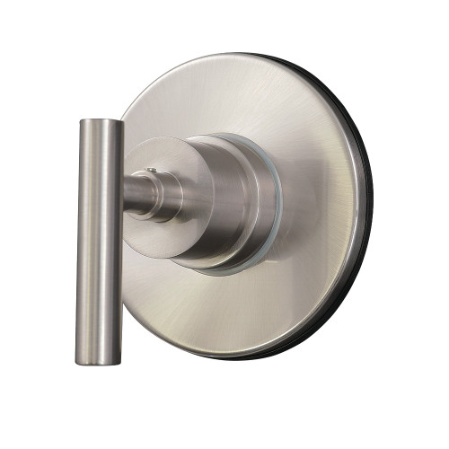 Kingston Brass Manhattan Single-Handle Three-Way Diverter Valve with Round Trim Kit, Brushed Nickel - KS3038CML