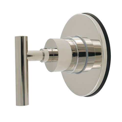Kingston Brass Manhattan Single-Handle Six-Way Diverter Valve with Round Trim Kit, Polished Nickel - KS4036CML