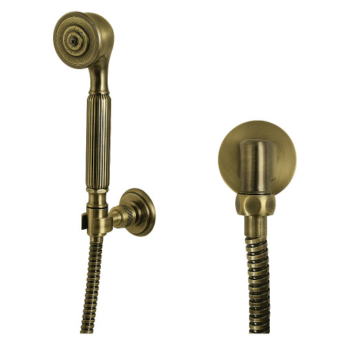 Kingston Brass Restoration Hand Shower Kit, Antique Brass - KX1033SE