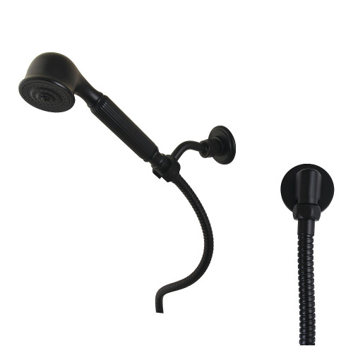 Kingston Brass Restoration Hand Shower Kit, Matte Black - KX1030BE