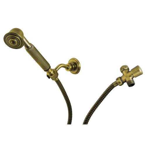Kingston Brass Vintage Hand Shower Kit, Antique Brass - KX1073BD