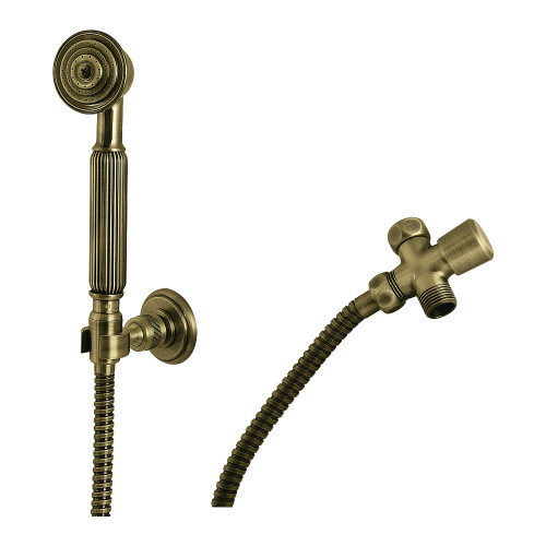 Kingston Brass Vintage Hand Shower Kit, Antique Brass - KX1073SD