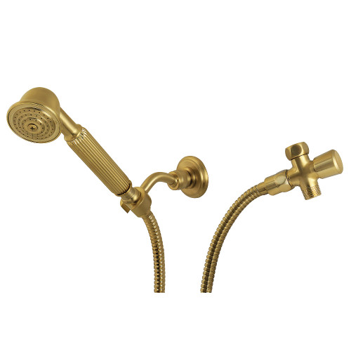 Kingston Brass Vintage Hand Shower Kit, Brushed Brass - KX1077BD