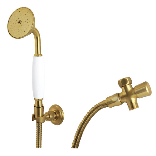 Kingston Brass Victorian Hand Shower Kit, Brushed Brass - KX1057SD