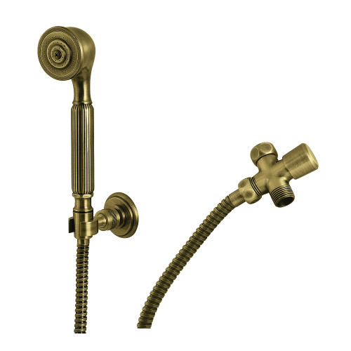 Kingston Brass Restoration Hand Shower Kit, Antique Brass - KX1033SD