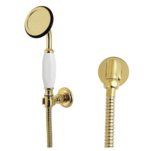 Kingston Brass Vintage Hand Shower Kit, Polished Brass - KX10202SE