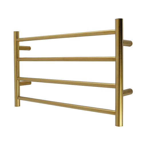 Kingston Brass Gallant 24" x 16" Stainless Steel Wall Mount 4-Tier Towel Rack, Brushed Brass - DTM24164BB