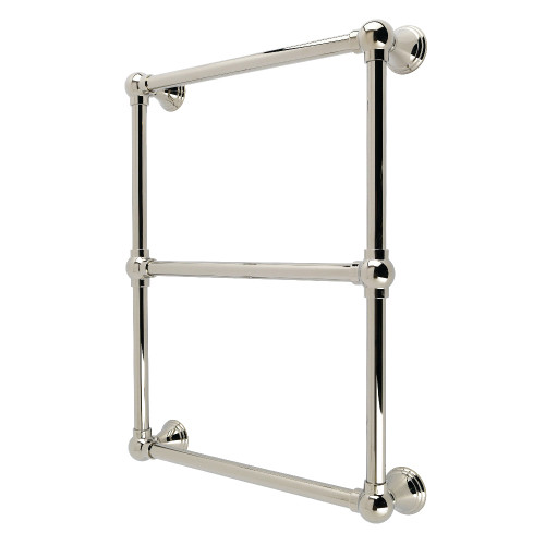 Kingston Brass Maximilien 18" x 24" Brass Wall Mount 3-Tier Towel Rack, Polished Nickel - DTC24183PN