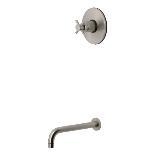Kingston Brass Concord Single-Handle Pressure Balanced Tub Faucet, Brushed Nickel - KB6338DXTO