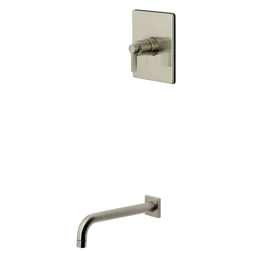 Kingston Brass NuvoFusion Single-Handle Pressure Balanced Tub Faucet, Brushed Nickel - KB6348NDLTO