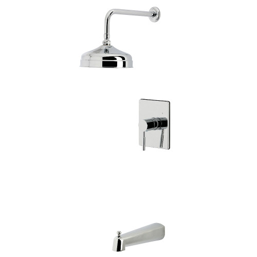 Kingston Brass Concord Single-Handle Pressure Balanced Tub and Shower Faucet, Polished Chrome - KB6341DL