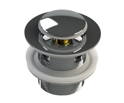 Mountain Plumbing EZ-Click Bath Tub Drain with Overflow (drain tube not included) - BDWOF-ST-O/VB