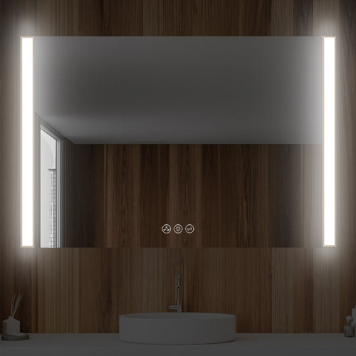 Blossom Binary 48" LED Mirror - Brush Gold - LED M5 4832 BG