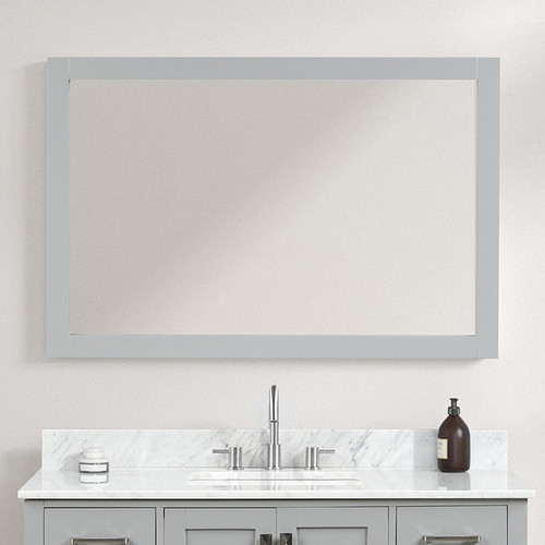 Blossom 48" Wood Framed Mirror - Metal Grey - M6 48 15