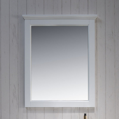 Blossom Bordeaux 30" Mirror - Matte White - M6015 30 01