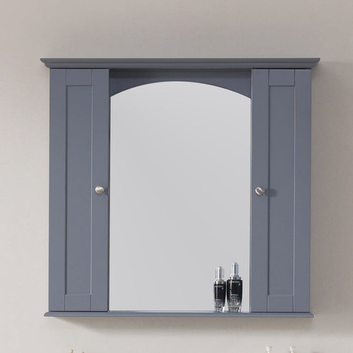 Blossom Rome 36" Mirror Medicine Cabinet - Charcoal Grey - M6002 36 15