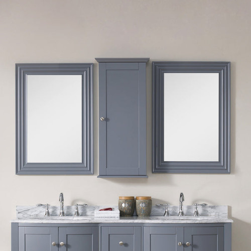 Blossom Rome 60" Mirror Medicine Cabinet - Charcoal Grey - M6002 60 15