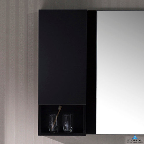 Blossom Monaco 12" Medicine Wall Cabinet - Espresso - MC7000 12 02