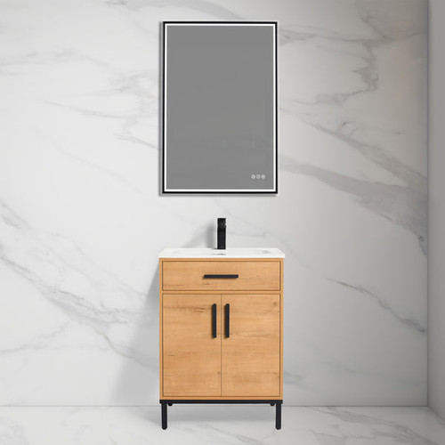 Blossom Lisbon 24" Vanity w/ SMC Sink - Classic Oak - V8048 24 29 SM