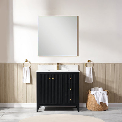 Blossom Torino 36" Vanity (Cabinet Only) - Black Oak - V8050 36 37