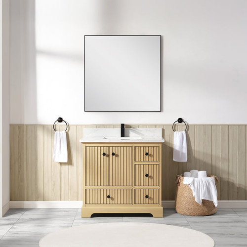 Blossom Sicily 36" Vanity (Cabinet Only) - Light Oak - V8051 36 36