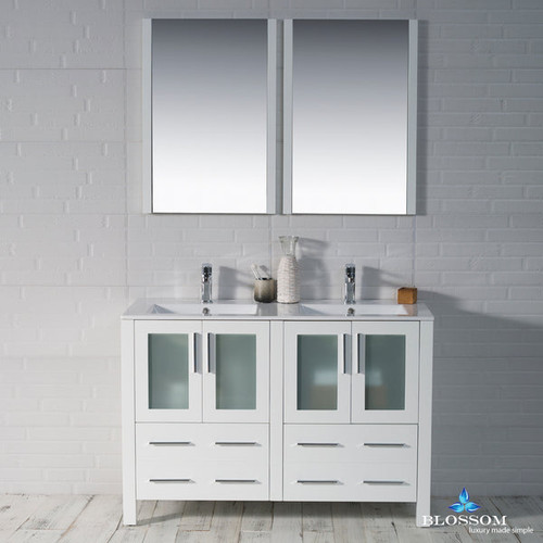 Blossom Sydney 48" Vanity (Cabinet Only) - Glossy White - V8001 48 01