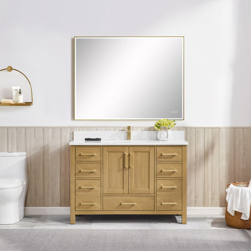Blossom Basel 48" Vanity (Cabinet Only) Ivory Oak - V8049 48 33